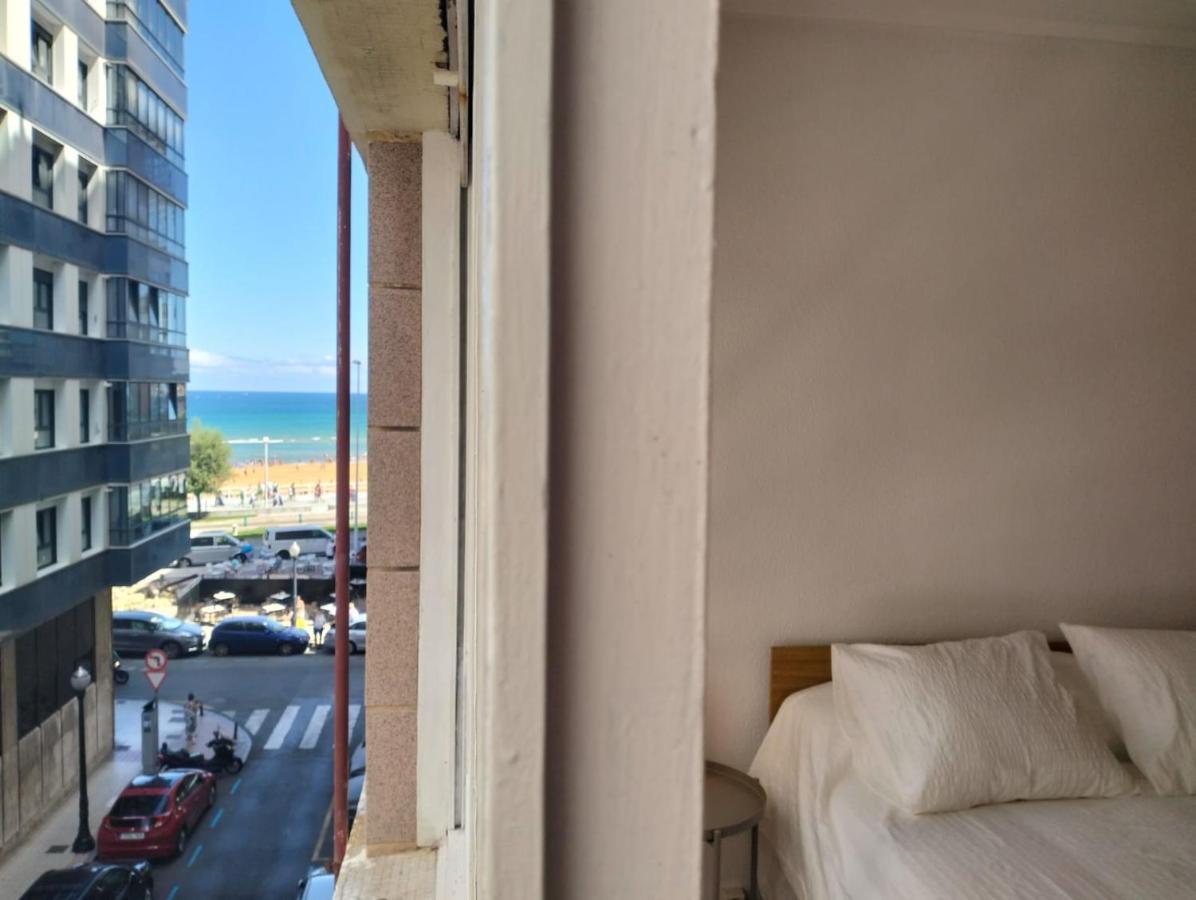 Apartamento El Real Gijon Bagian luar foto